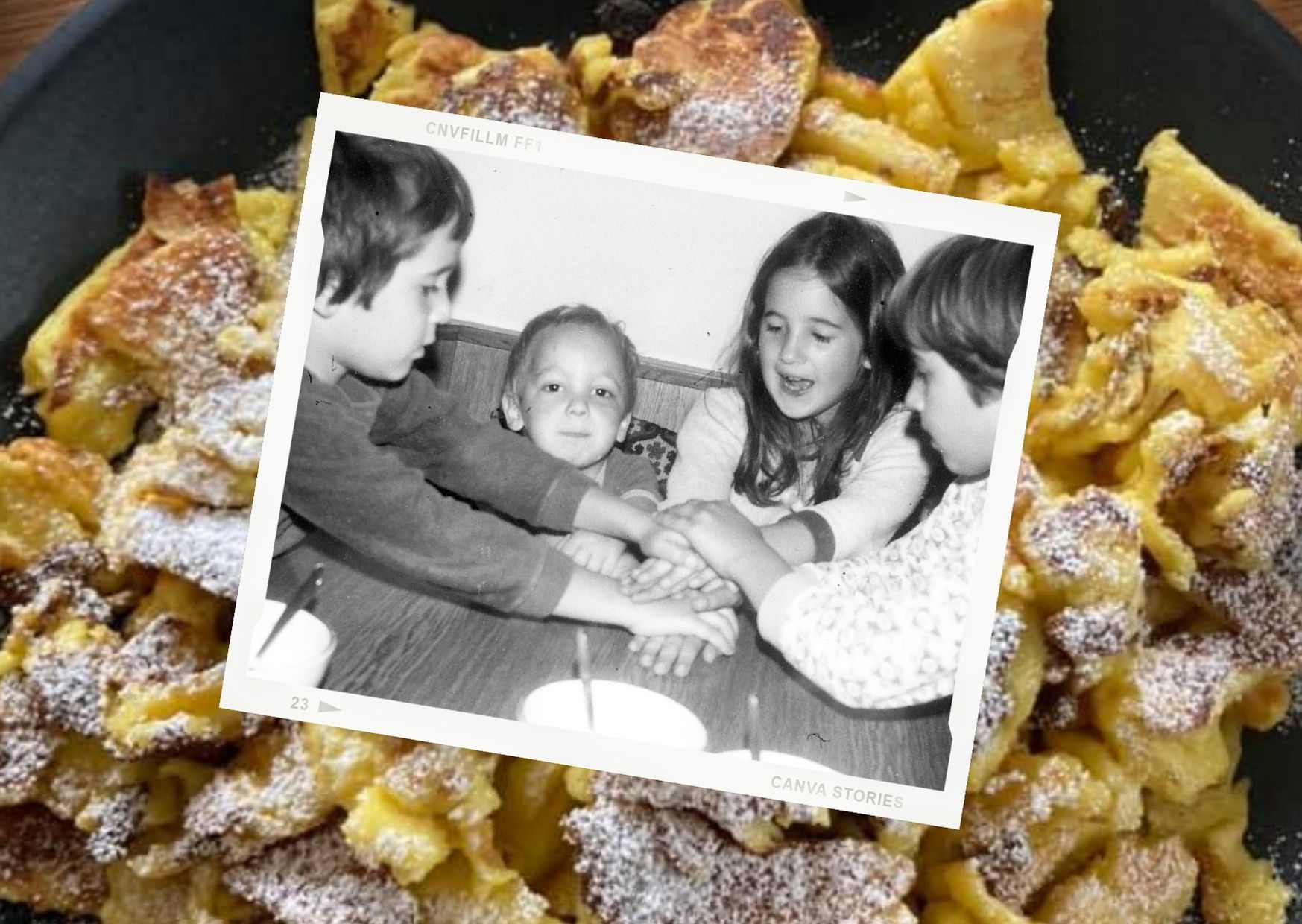 You are currently viewing So schmeckt Kindheit: Kaiserschmarrn und Kartoffel-Wirrler – was wurde bei euch zu Hause gekocht?